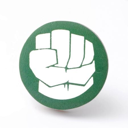 Handmade Pine Wood Hulk Superhero Furniture Knob